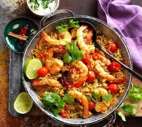 One-pan Coconut Chettinad Prawn Curry